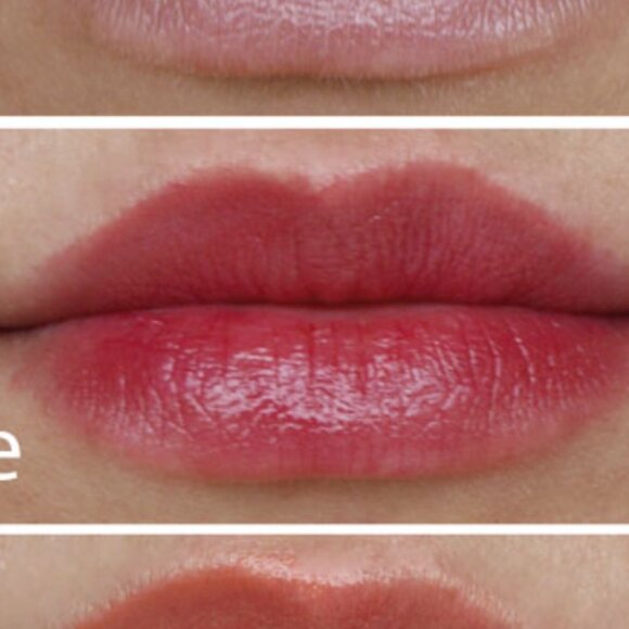 🔥3/$30 NEW KORRES Lip Butter Stick in Wild Rose Tinted Full Size Retail $18.00 - Picture 5 of 6